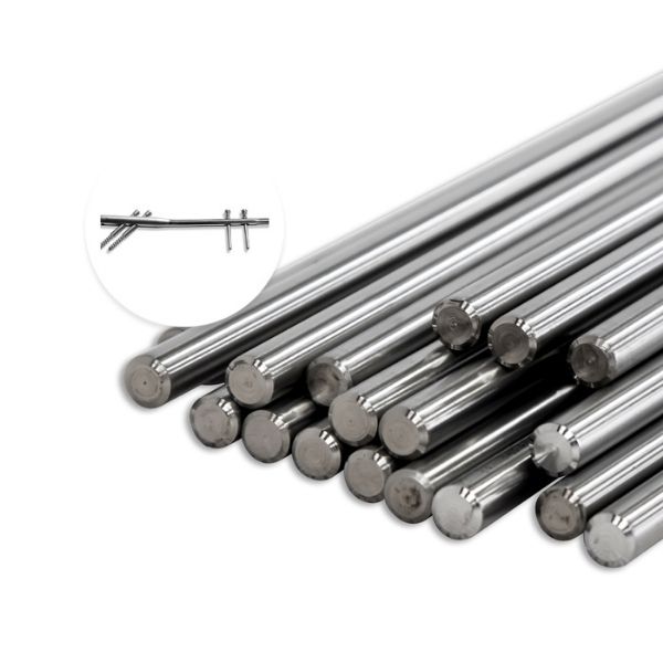 Titanium rods for intramedullary nailing